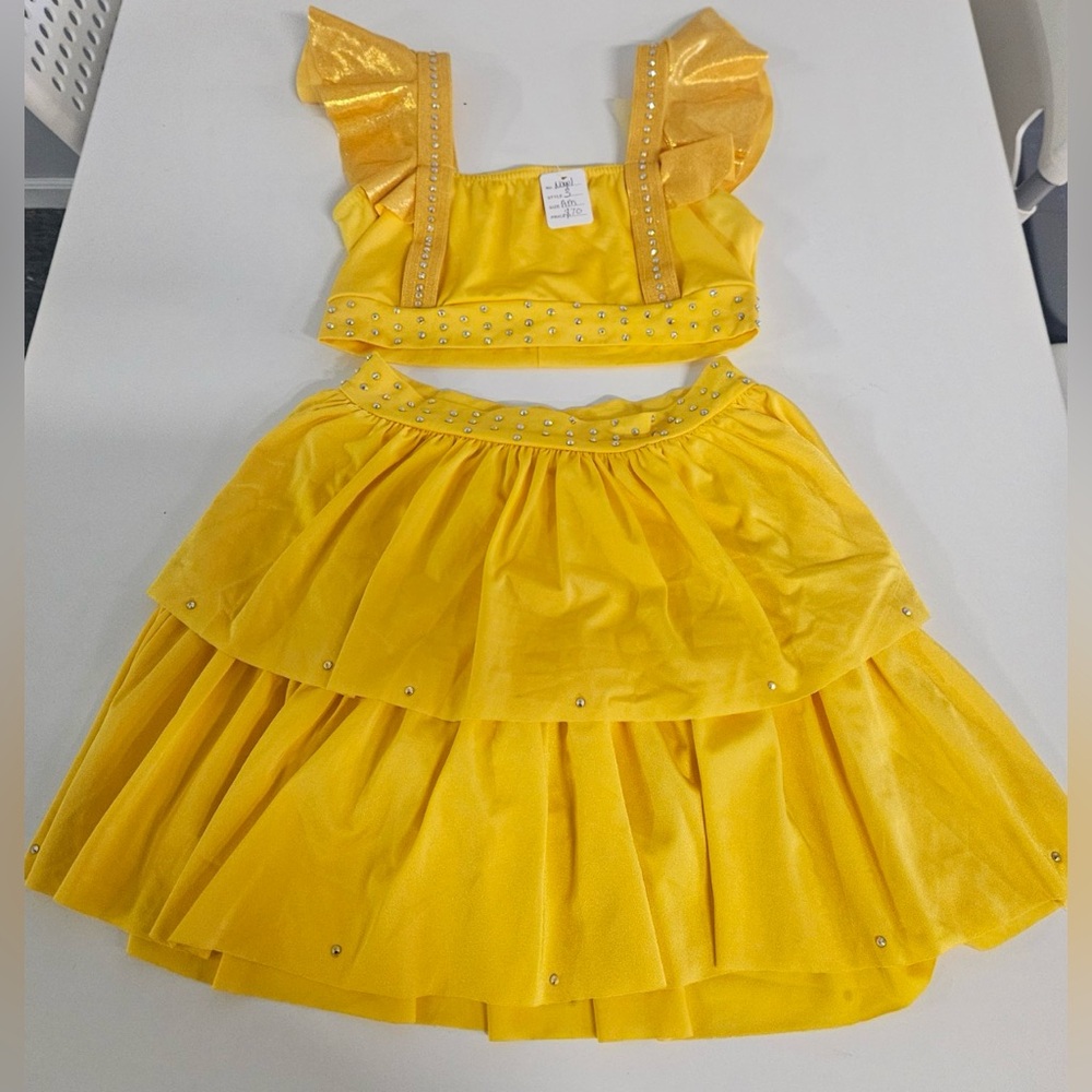 Kelle Yellow Dance Costume